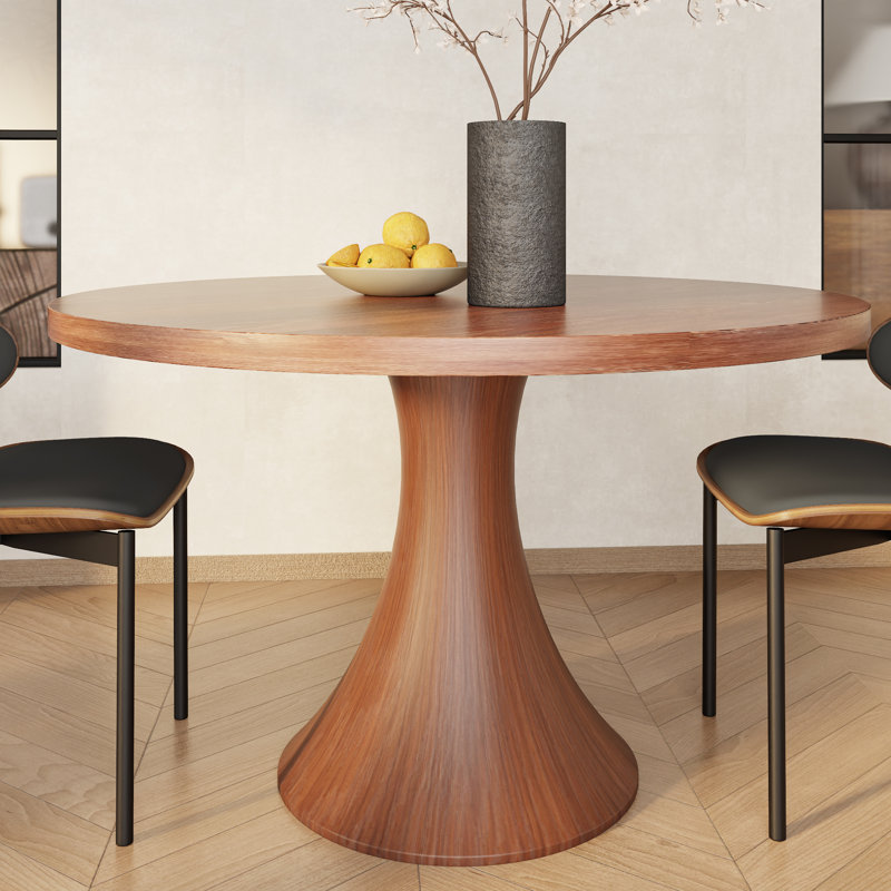 Ensemble de table de salle à manger en bois massif Farmhouse, H 29,52 po x l 39,37 po x P 39,37 po