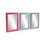 Miroir pastel festonné bleu-131633288