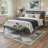 Teshayla Coastal Geometric Diamond Machine Washable Blue / Beige Indoor Area Rug with Non-Slip Backing-1294988769-1302488877