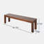 Banc d'extérieur en acacia Kirkus