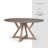Persimmon Solid Wood Pedestal Dining Table-1810536076-1762488861