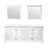 Dukes 84 in. W x 22 in. D Double Bath Vanity Faucet Set and Mirrors-113107805-66637694