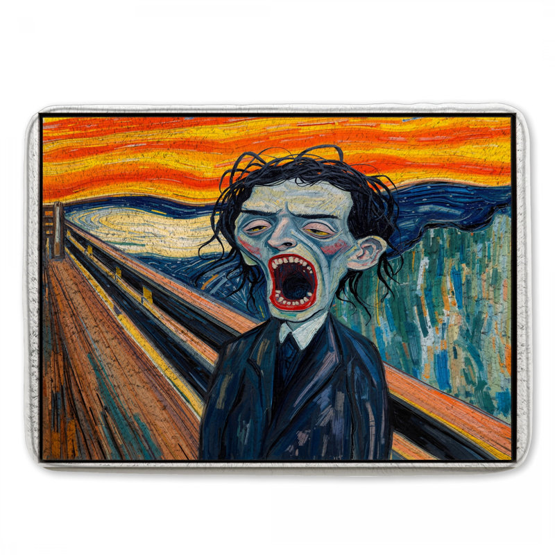 Tapis de bain Expressionist Art, 24in W x 17in L
