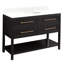 48" Robertson Single Bathroom Vanity Set with Oval Undermount Sink-75247215-75247209-45279205