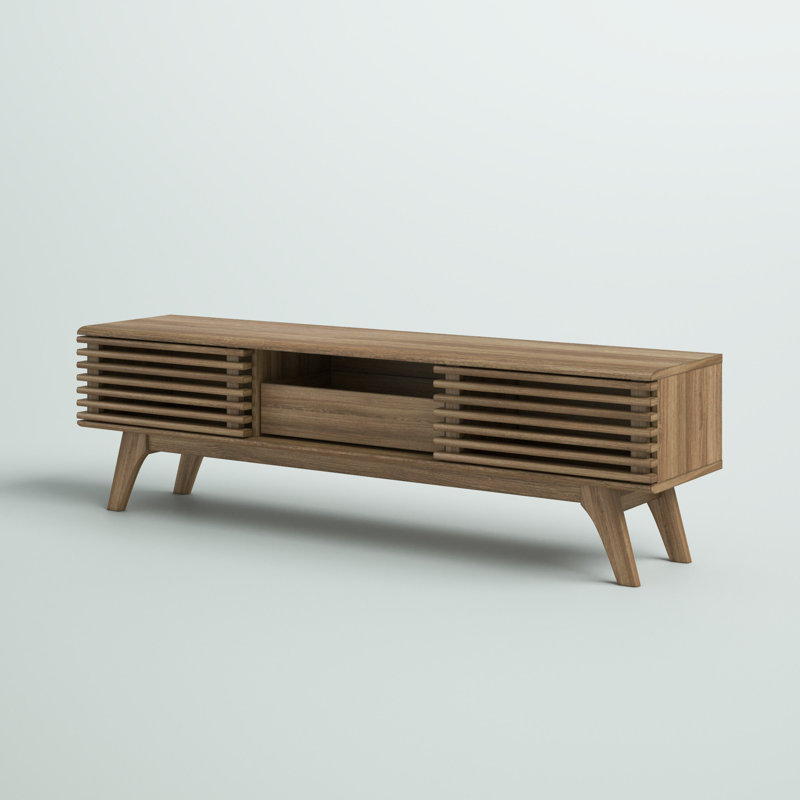 Meuble télé Modway Render, Noyer, H 17 po x l 58,5 po x P 13,5 po