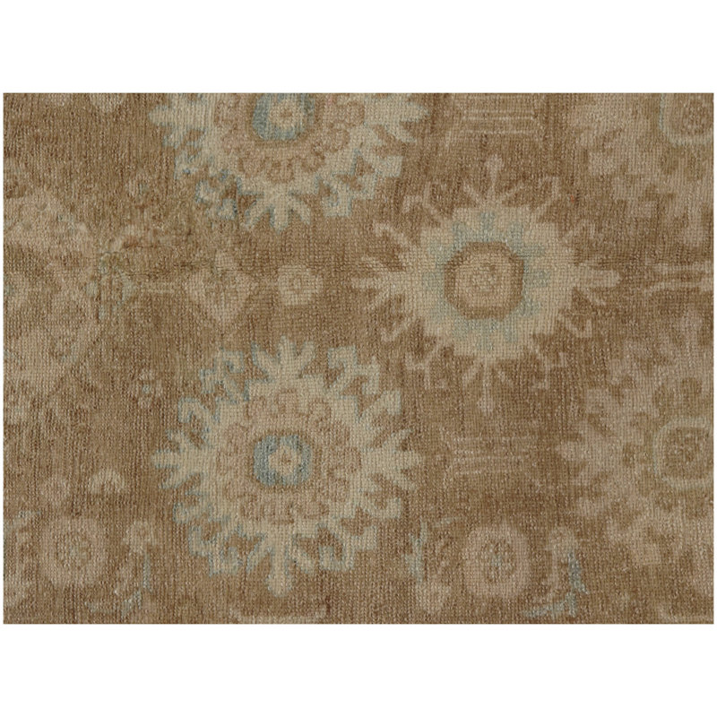 Keleh One-of-a-Kind Runner 3' X 9'7" 1940s Runner Wool Area Rug in Beige/Ivory/Taupe