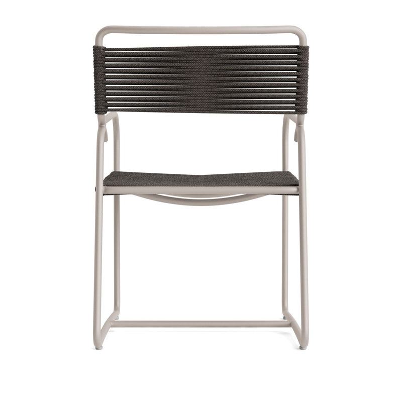 Walter Lamb Outdoor Armchair, Dove Smooth/Coal