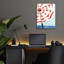 Art mural en verre Rosecliff Heights «Surf And Sun 1 Red» par Mercedes Lopez Charro-181994408