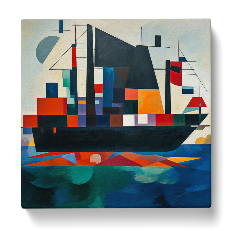 Modern Wall Art - Wrapped Canvas, 50cm H x 50cm W x 3cm D
