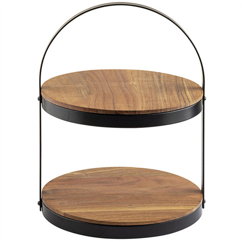 Présentoir à bois à deux niveaux Tablecraft 10719