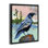  Art moderne sur toile flottant encadré, "Modern Crow" par Adam Swanson