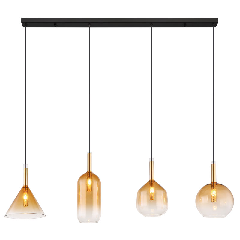 4 - Light Matte Black Pendant
