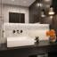 Polished 3" x 3" Marble Arabesque Mosaic Wall & Floor Tile-918964504