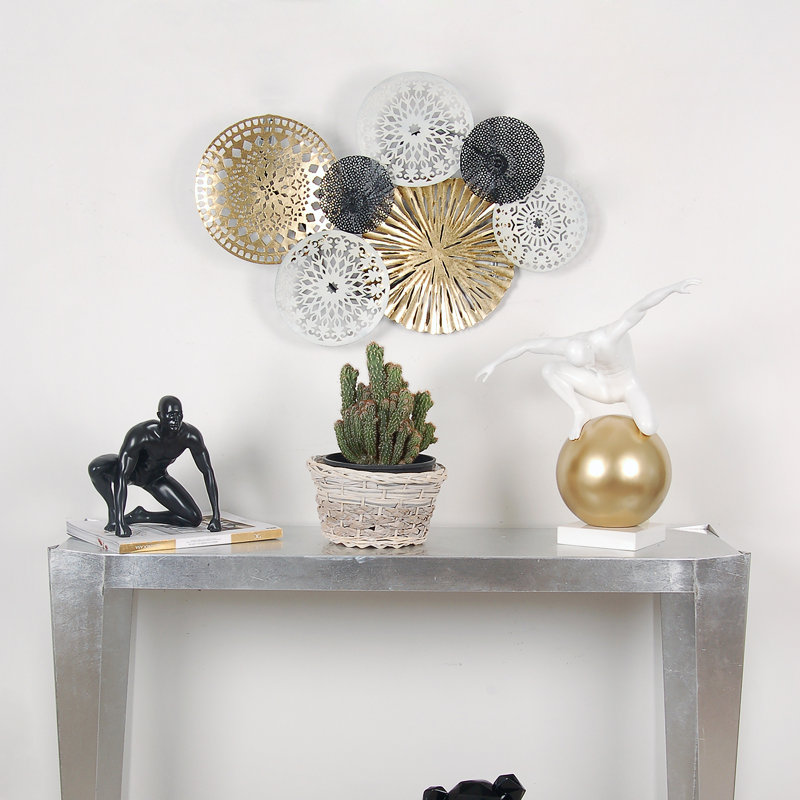 Handmade Abstract Wall Decor on Metal