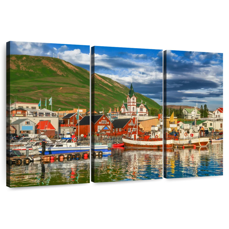 Port Gillard Husavik, H 42 po x l 65 po