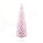 Arbre de Noël artificiel enneigé avec forme de crayon et branches pleines de neige pour une décoration intérieure festive