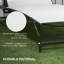 Chaise longue d'extérieur Outsunny