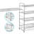 15 Pair Stackable Shoe Rack