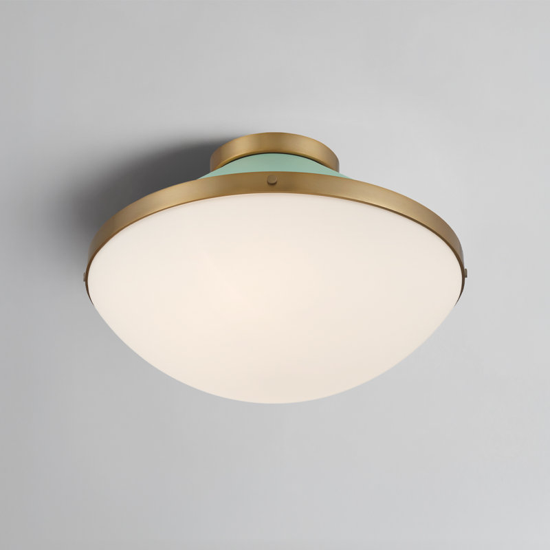 Plafonnier encastré 2 lumières Boldberg, Vert