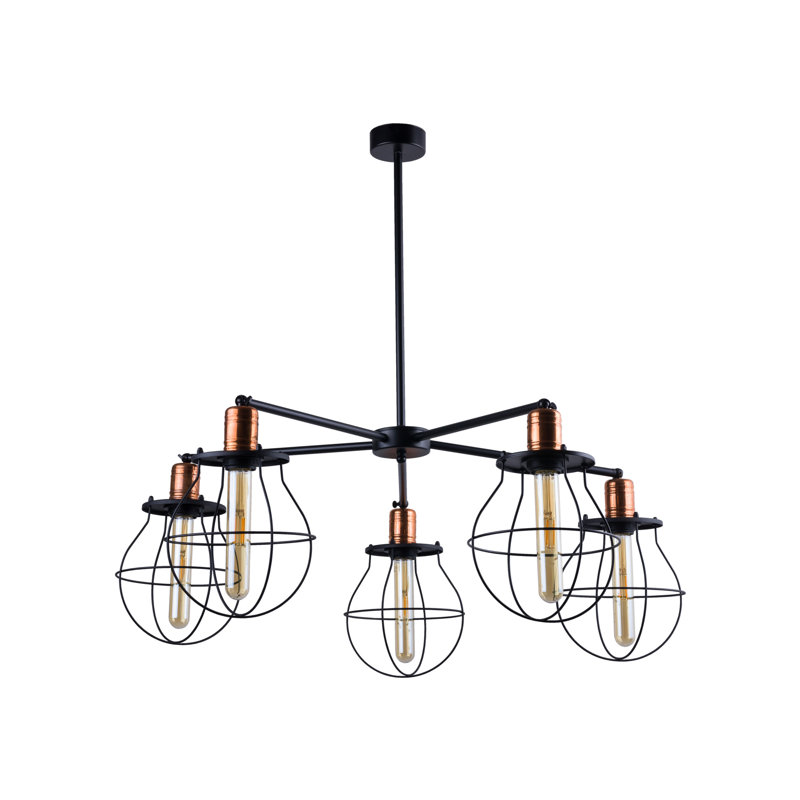 Braley 5 - Light Shaded Chandelier