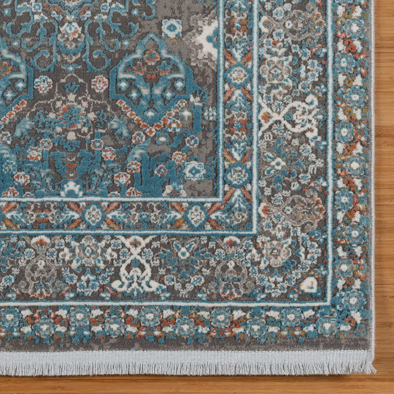 Tapis d'intérieur en polyester Laiklee Amalfi, Tapis de couloir 2 pi 7 po x 8 pi