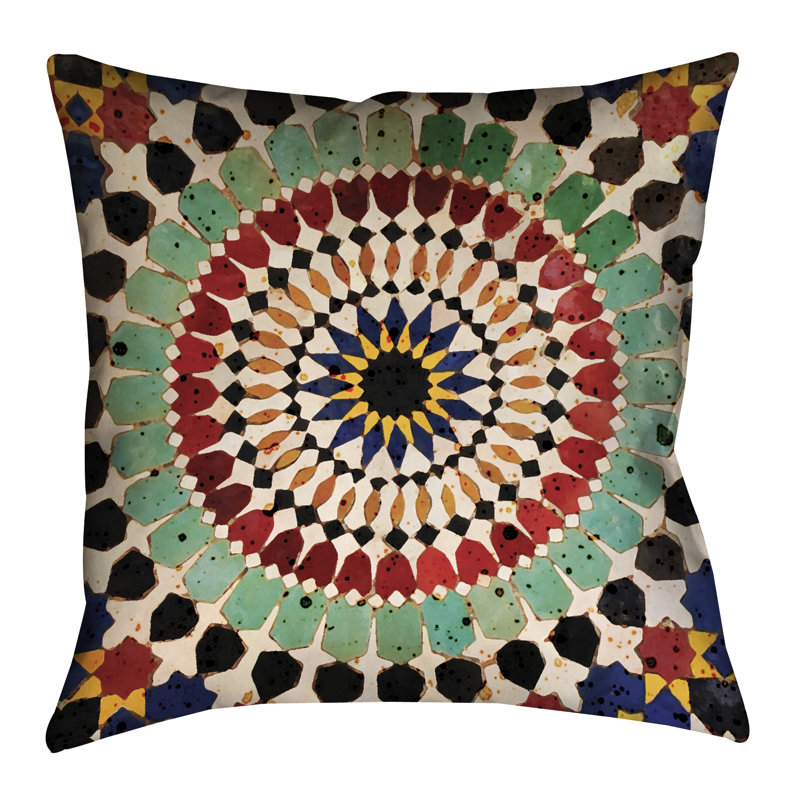 Coussin décoratif Mosaic Tile Midnight Moutains