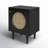 Peltz 19.75'' W Unfinished Solid Wood Nightstand-2137176617