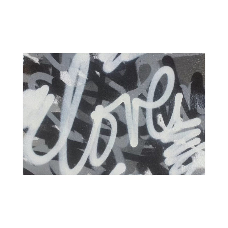 Black & White Love by Kent Youngstrom - Wrapped Canvas Print, 30.48cm H x 45.72cm W x 1.90cm D
