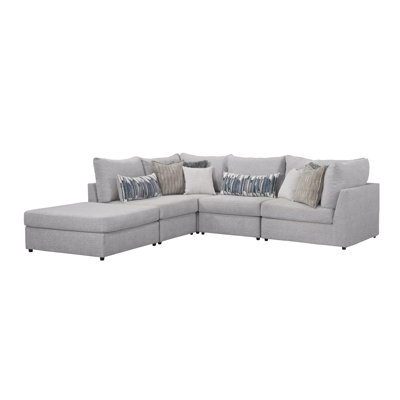 Buster Ecru 5 Piece Sectional