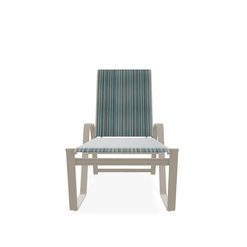 Chaise longue inclinable Holna, Vignoble, Gris chaleureux texturé