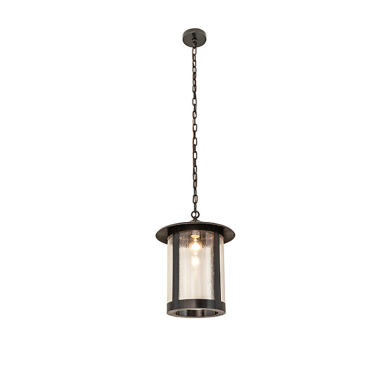 Atanaska 1 - Light Craftsman Brown Lantern Pendant
