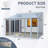 10×14 Ft Enclosed Patio Cover With 3 Lockable Sliding Doors