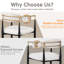 Modern Boucle Dining Chair for Kitchen, Gold Armchair -1180420511