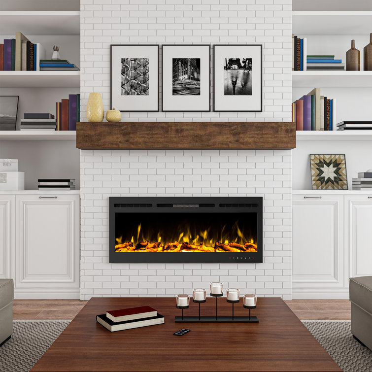 The Twillery Co.® Ricka Electric Fireplace u0026 Reviews | Wayfair