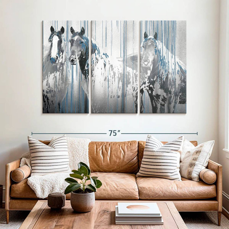 Three's Company Horse, H 42 po x l 65 po