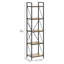 Aniqah 158cm H x 40cm W Metal Etagere Bookcase