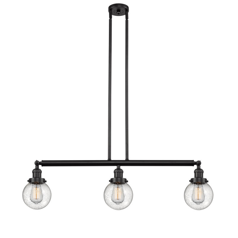 Clementina 3 - Light Kitchen Island Pendant, No Bulb Included, Seedy, Oil Rubbed Bronze
