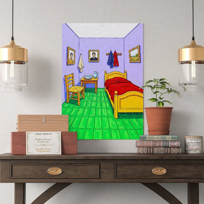 Canvas Wall Art The Bedroom-1 Vintage Poster Print Home Decor
