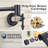 ARCORA Wall Mounted Pot Filler Brass Folding Kitchen Faucet with 2 Handles-93023642