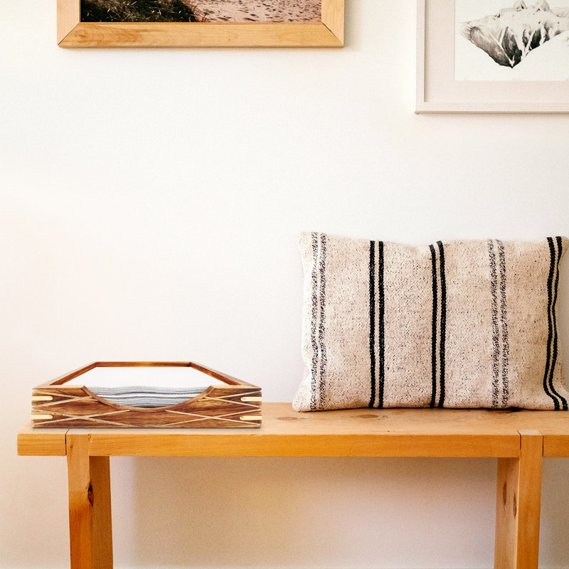 Porte-serviette de table en bois