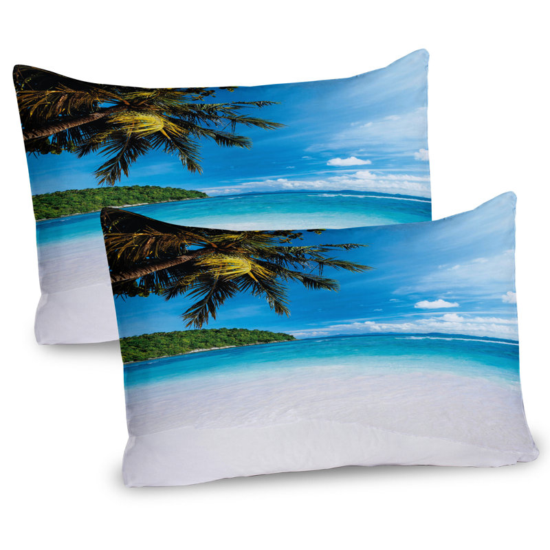 Ensemble de 2 taies décoratives tropicales Ambesonne, H 20 po x l 36 po