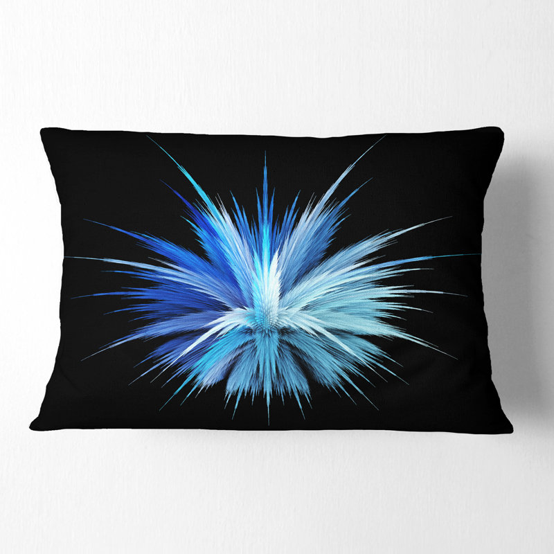 Coussin lombaire en couleur florale de cristaux