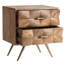 Kusel 55cm W Metal Bedside Table