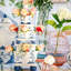 Country Estate 3 Piece Tulipiere Tower Set - Delft Blue