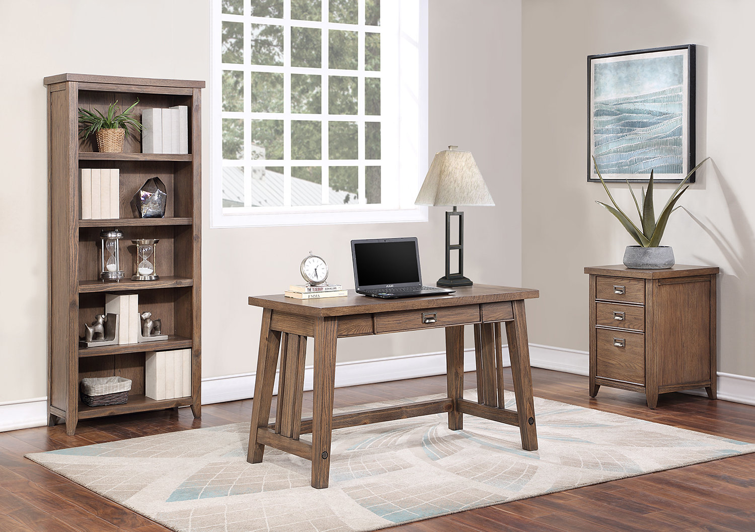 3 - Drawer Vertical File Cabinet, Brown