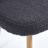 Defreitas Dining Chair with Iron Legs and Cushions-1591200644