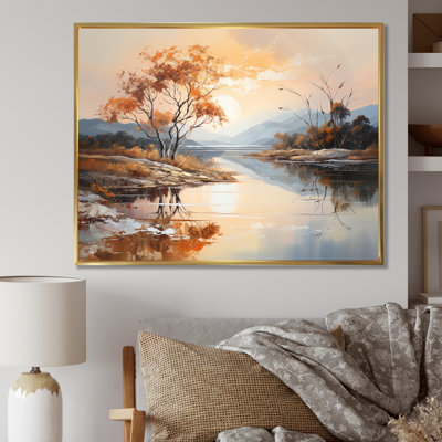 «Lakes Serenity Charm», impression sur toile