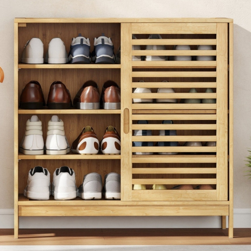 16 Pair Shoe Storage Cabinet