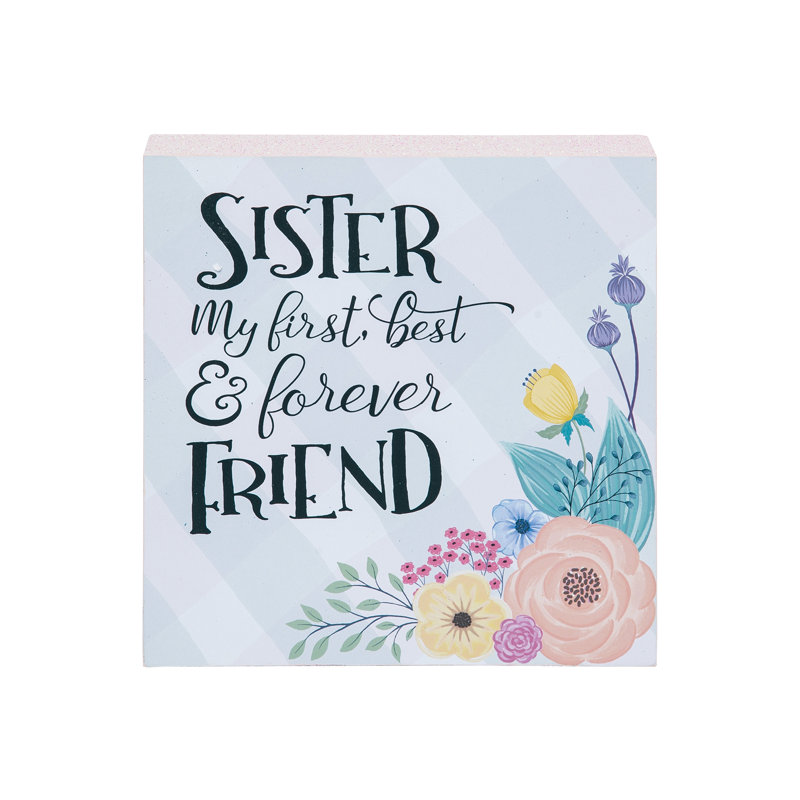 Plaque en bois Arlenis Sister