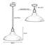 Quinnesec 1 - Light Dome Pendant-1348540680